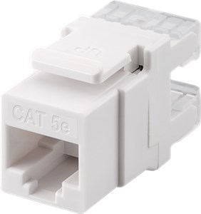 Keystone module RJ45 CAT 5e, UTP, 100 MHz