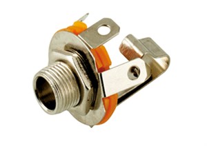 Jack chassis socket - 6.35 mm - mono