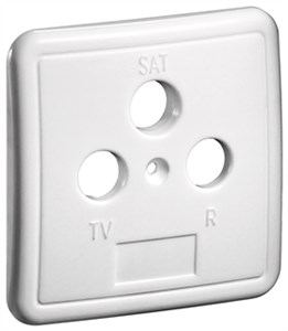 3 holes cover plate for antenna wall sockets