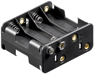 8x AA (Mignon) battery holder
