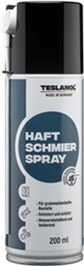 Adhesive lubricant spray