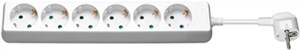 AC power strip 3 m, white