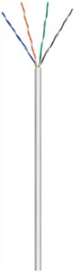 CAT 5e network cable, U/UTP, grey