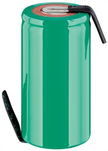 Sub-C, 2500 mAh, Solder tail (Z)