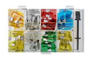 Car blade fuse assortment, 101 pcs.